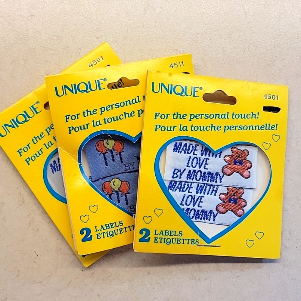 UNIQUE Personal Lables Made With Love By Mommy Sew On Clothes